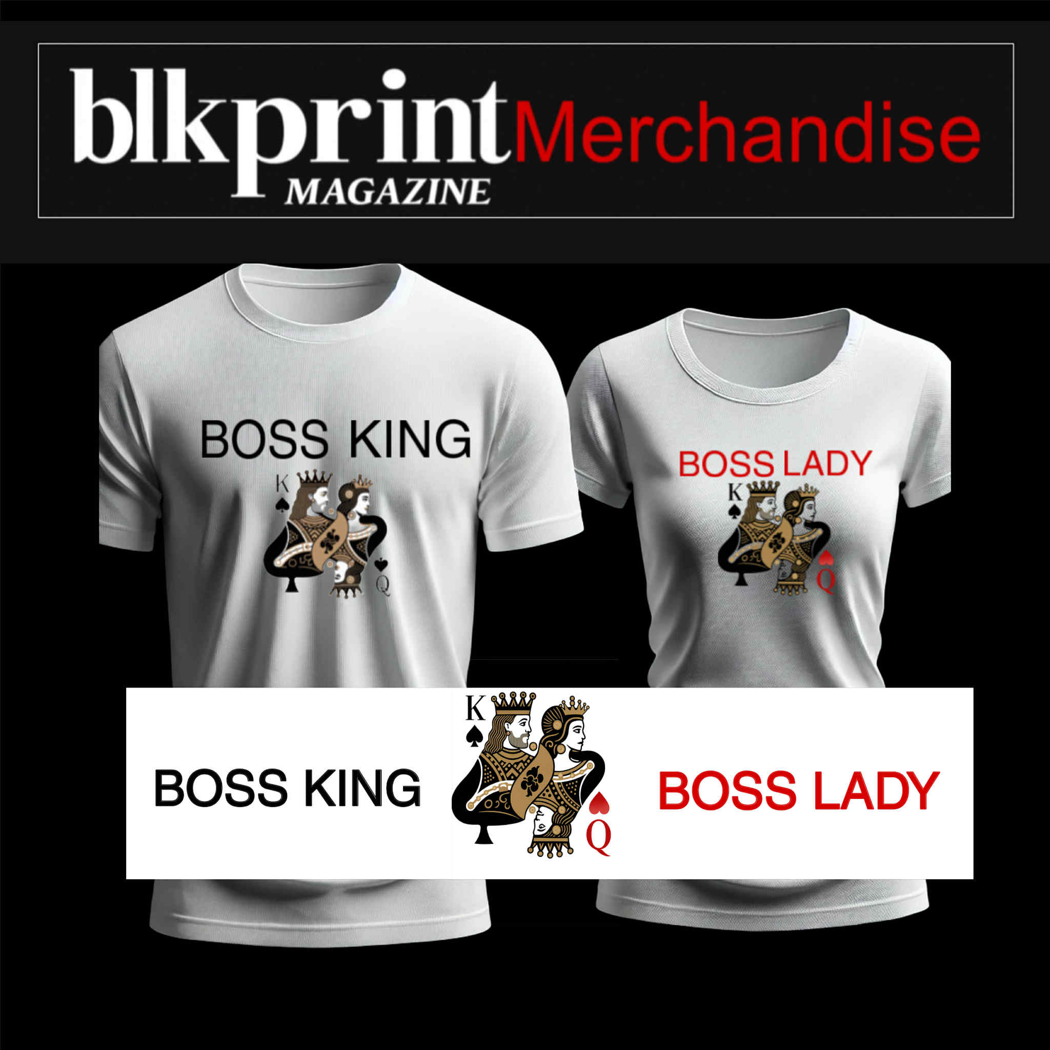 Boss King & Boss Lady T-Shirts COUPLES COLLECTION