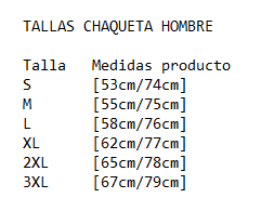 Chaqueta Moteros Bizkaia