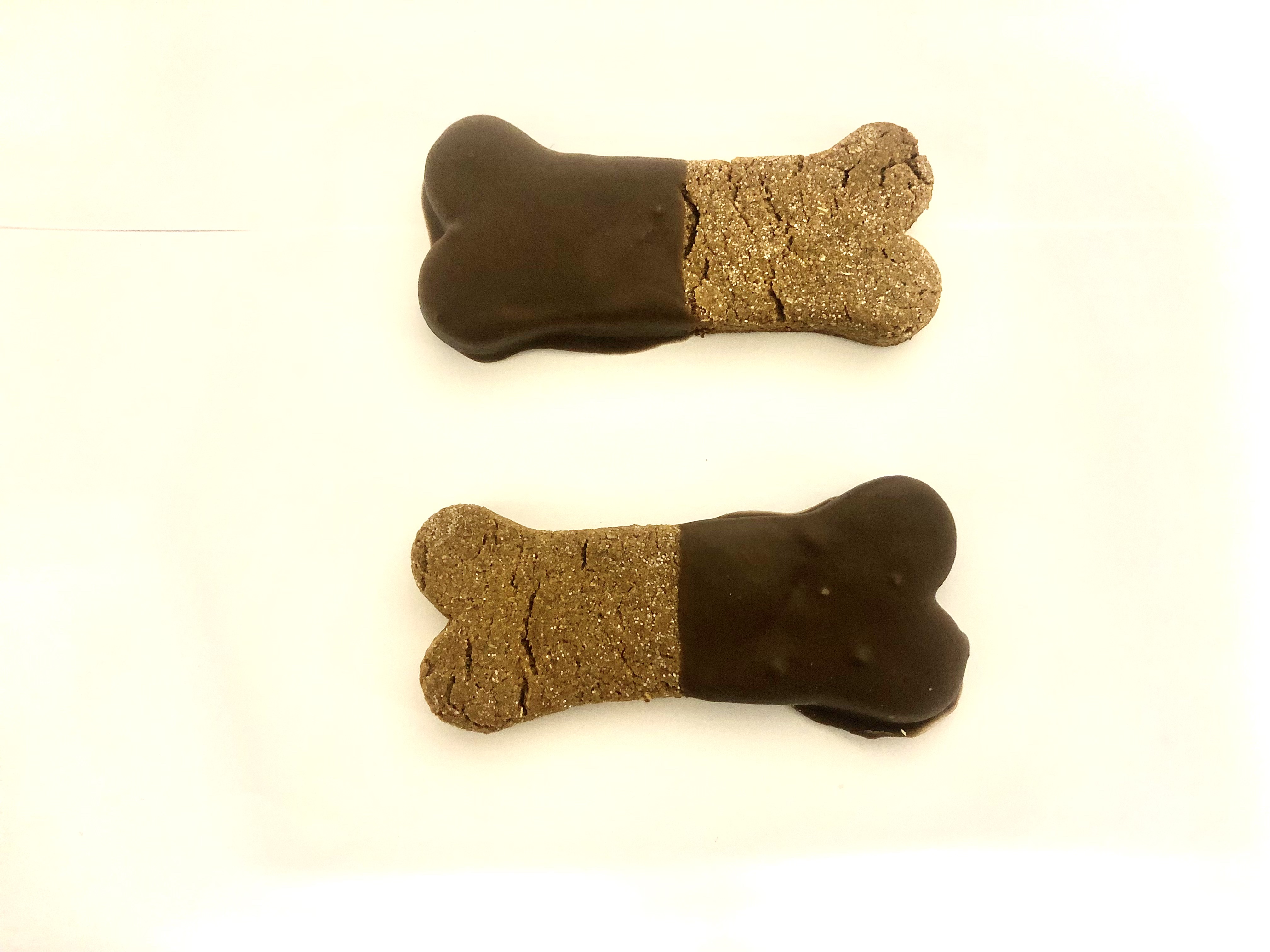 Peanut Butter cookie dipped in carob