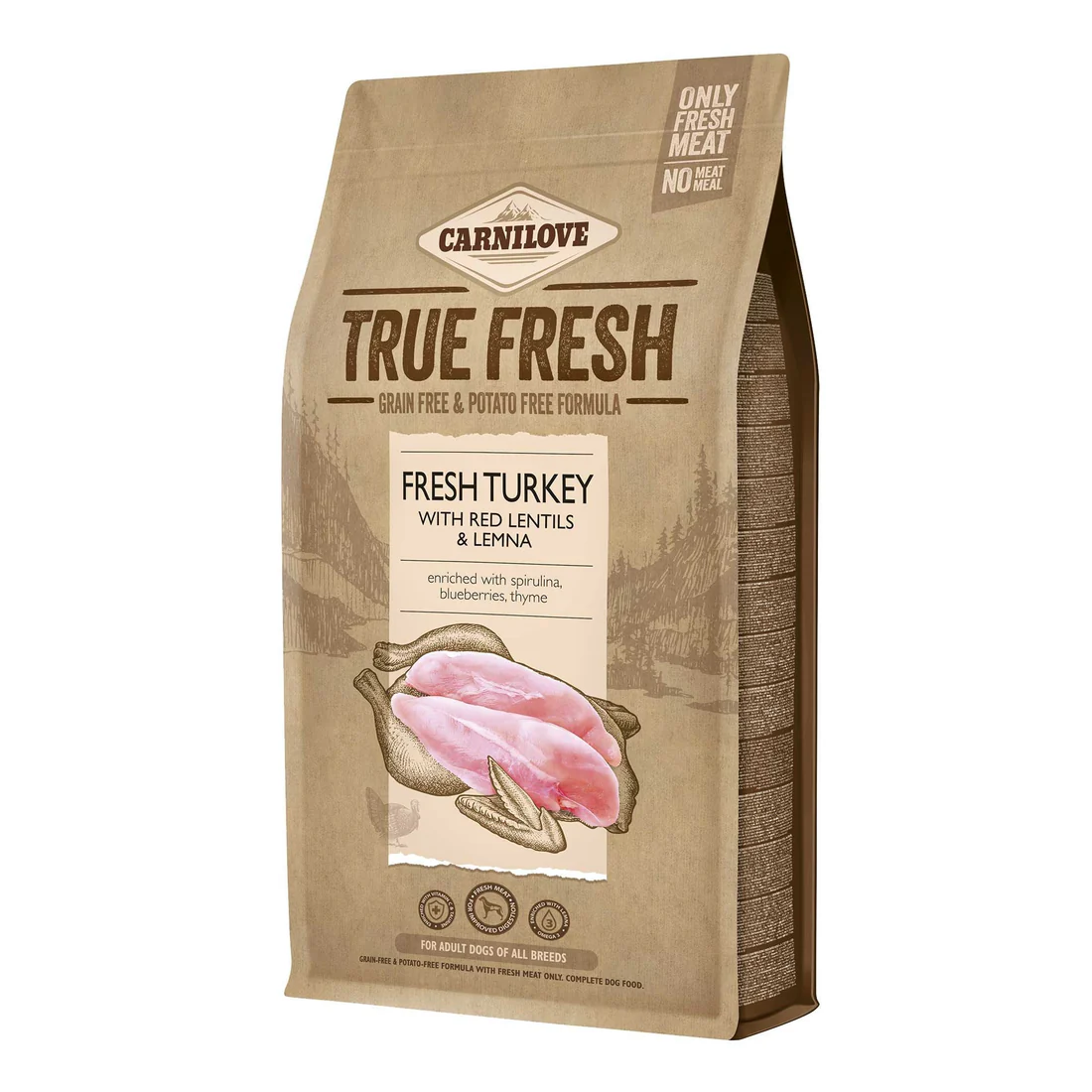 Carnilove True Fresh Adult Dry Dog Food - Fresh Turkey