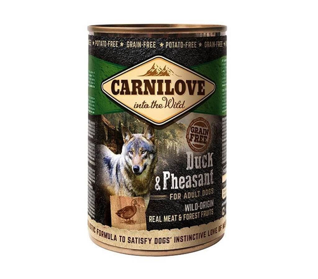 Carnilove Adult Grain Free Wet Dog Food - Duck and Pheasant - 6x400g Cans