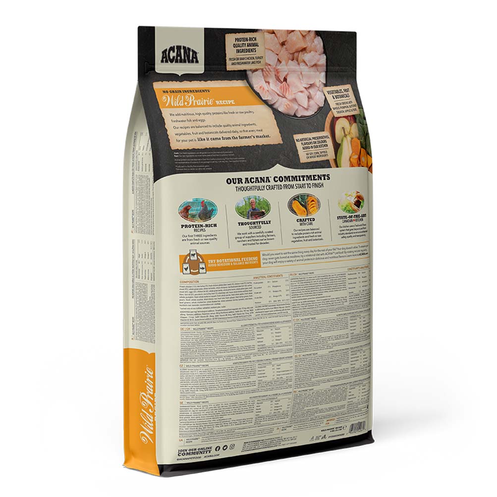 Acana Highest Protein Wild Prairie Grain Free Adult Dry Dog Food