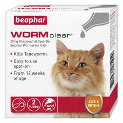 Beaphar WORM clear Spot-On for Cats