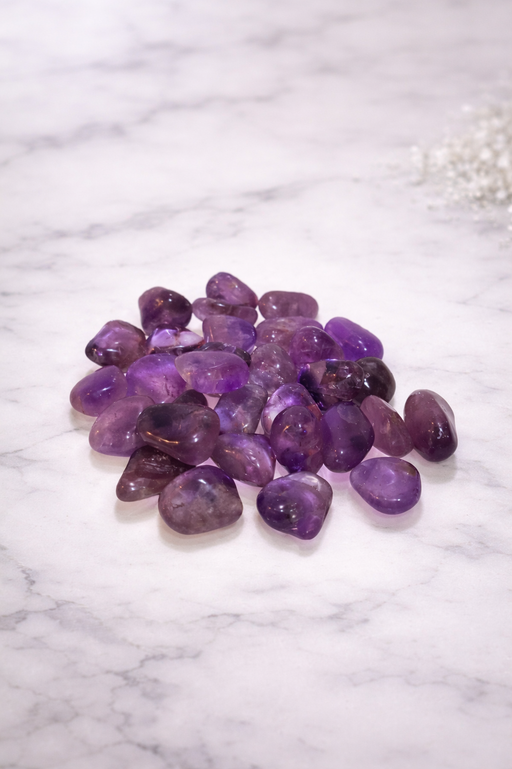 Pack 3 Rodados de Amatista Natural