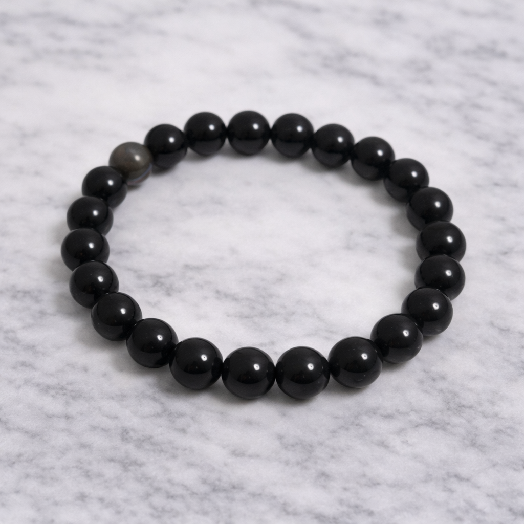 Pulsera de Obsidiana Extra 8mm