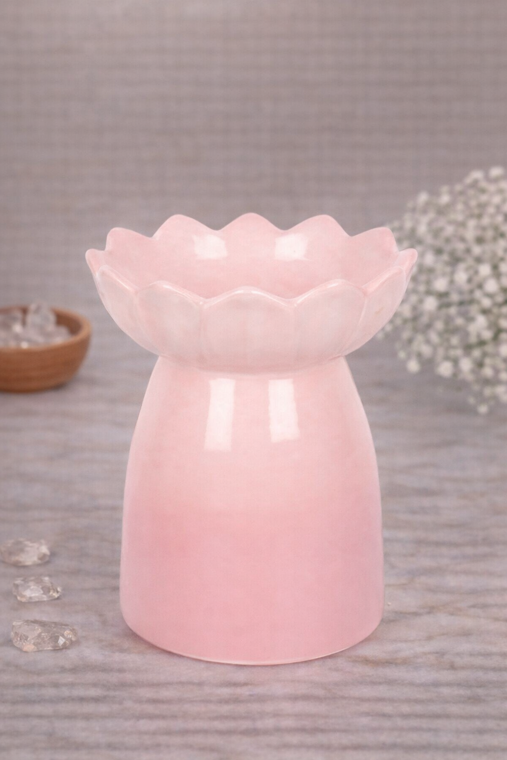 Quemador para wax y aceite  Nenúfar Rosa