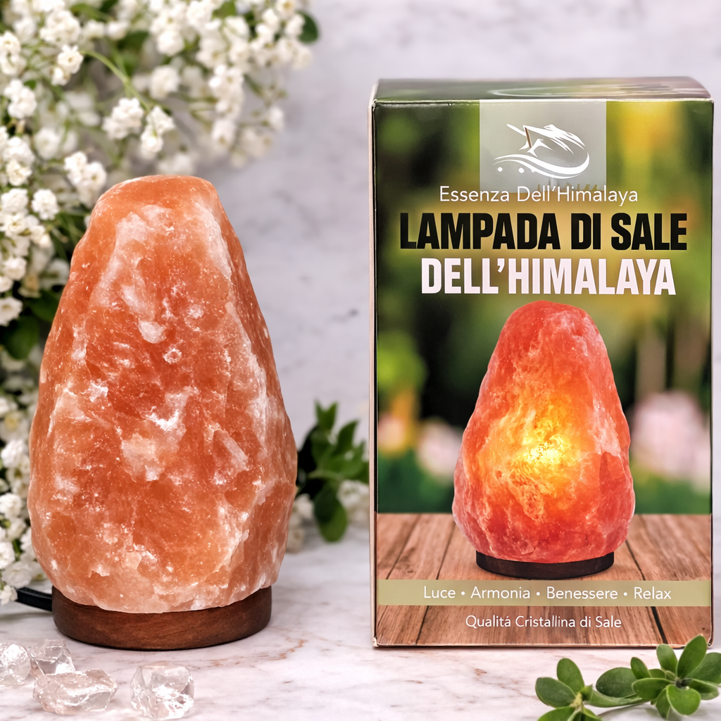Lámpara de sal del Himalaya