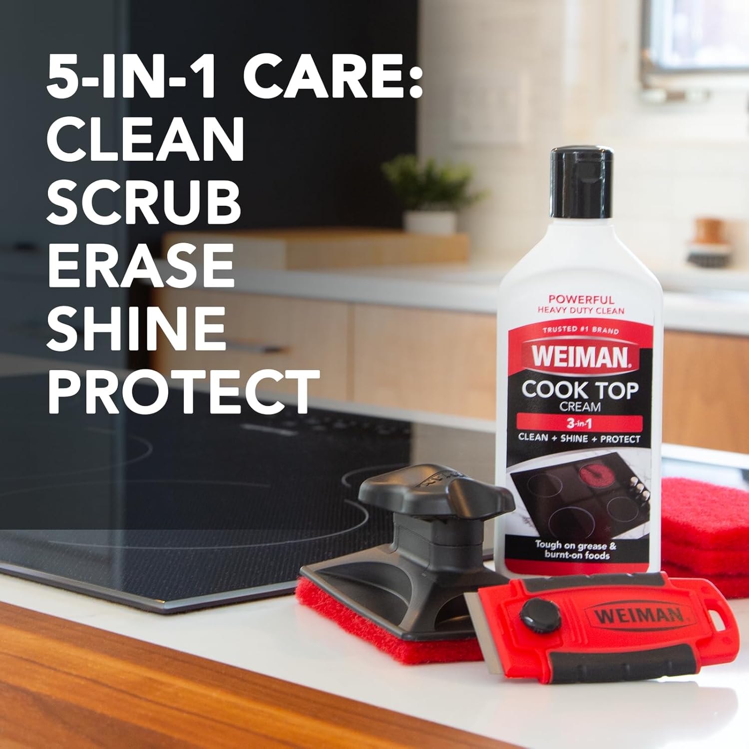 Weiman Cooktop and Stove Top Cleaner Kit