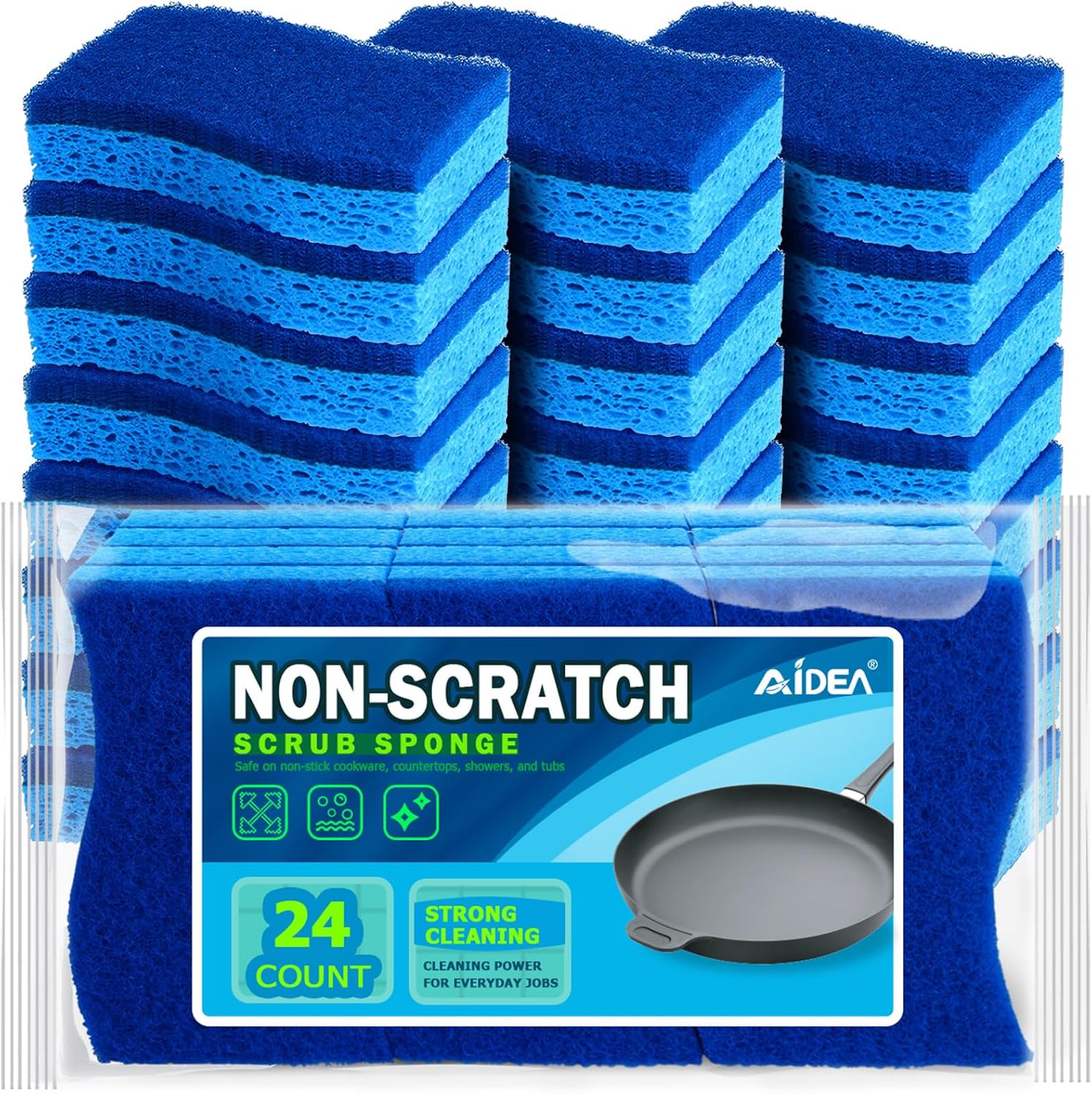 AIDEA Non Scratch Scrub Sponge
