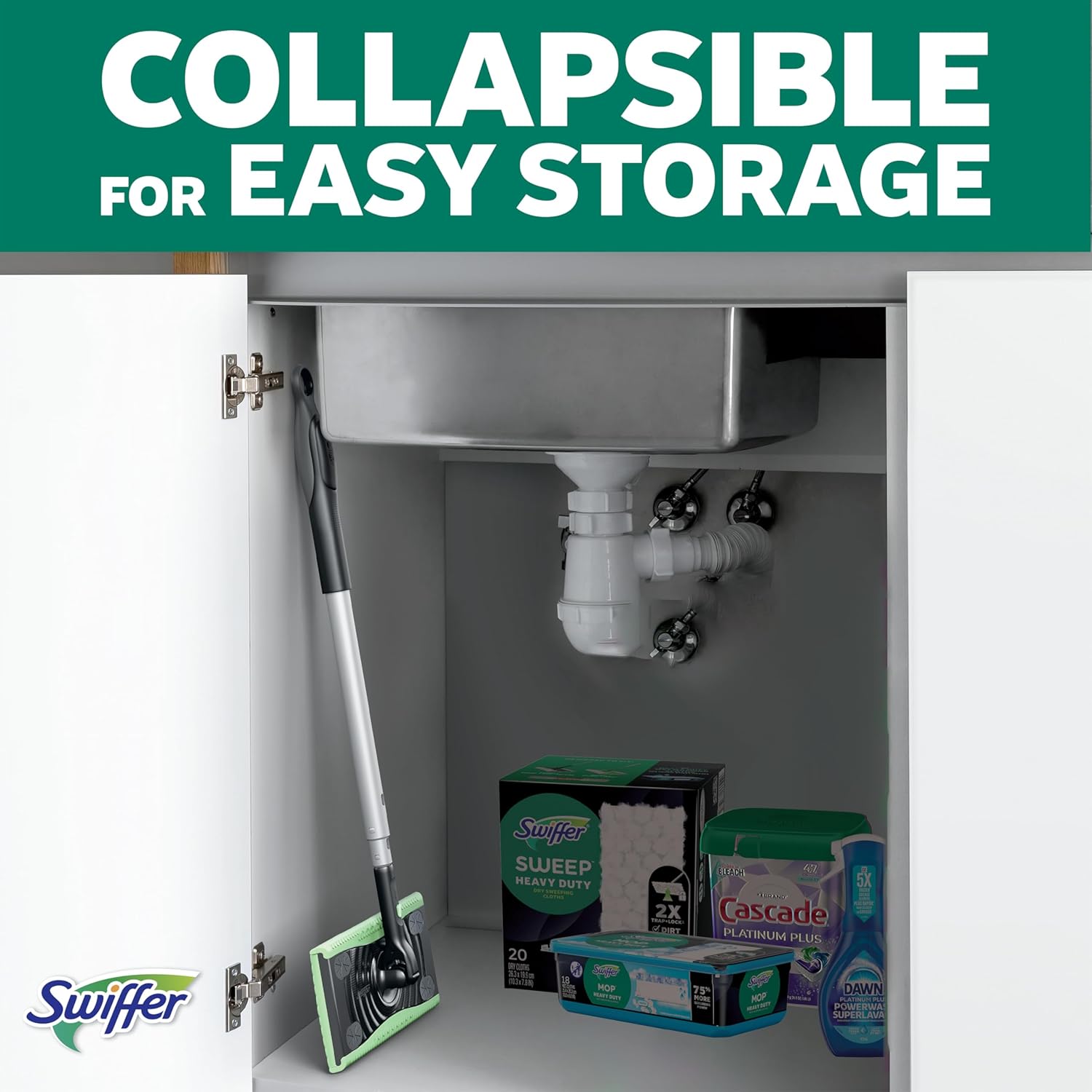 Swiffer Sweep & Mop Deluxe 2-in-1, Starter Kit