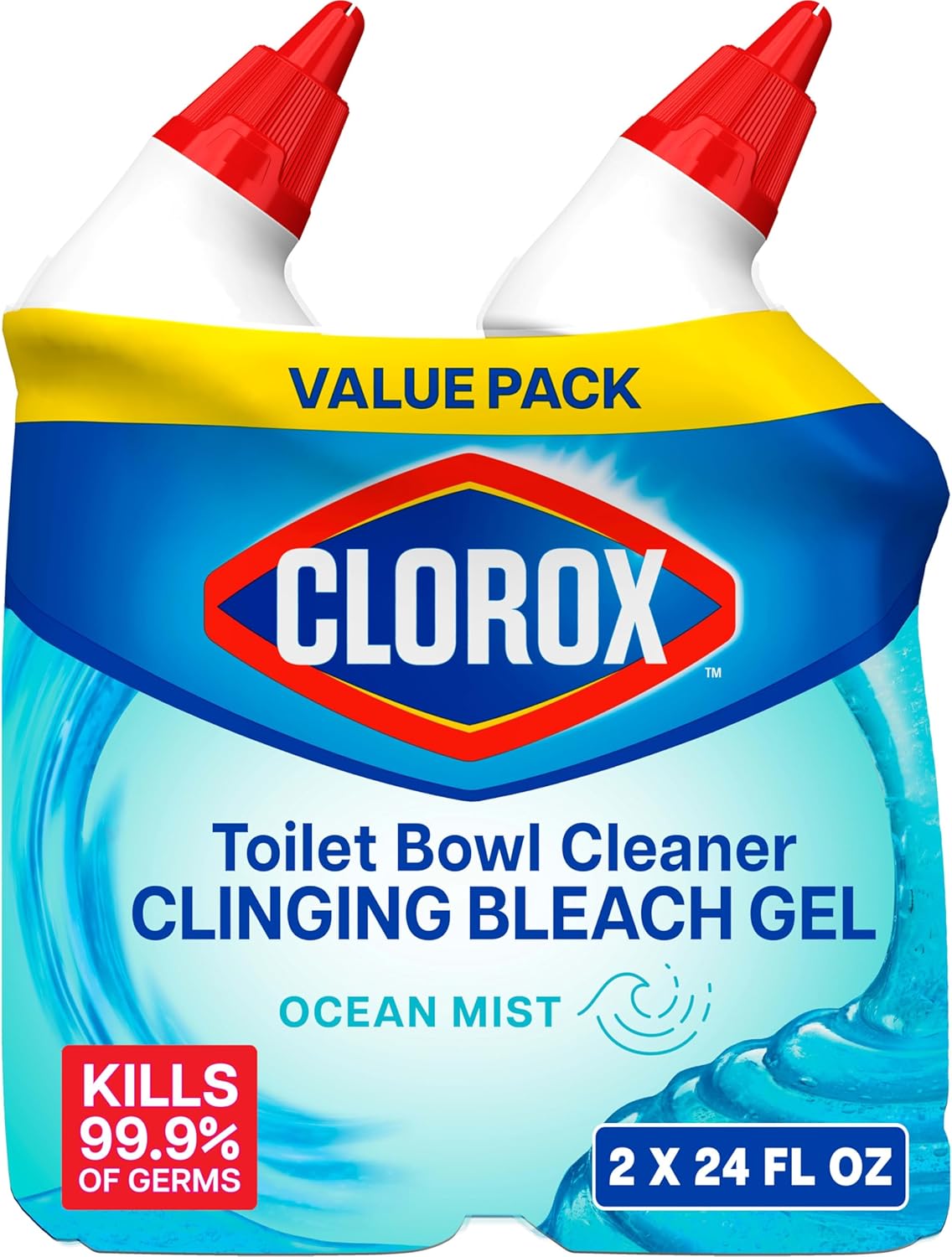 CLOROX Toilet Bowl Cleaner Clinging Bleach Gel