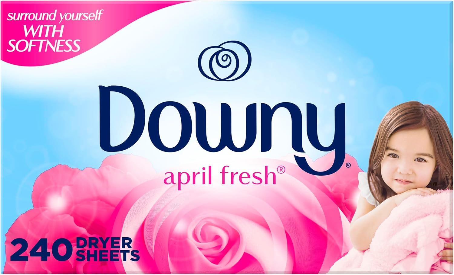 Downy Dryer Sheets Laundry Fabric Softener