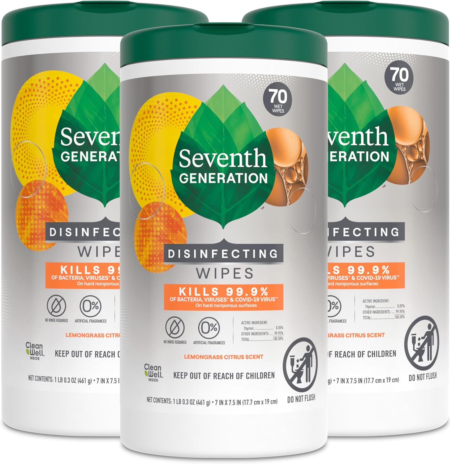 Seventh Generation Disinfecting Multi-Surface Wipes