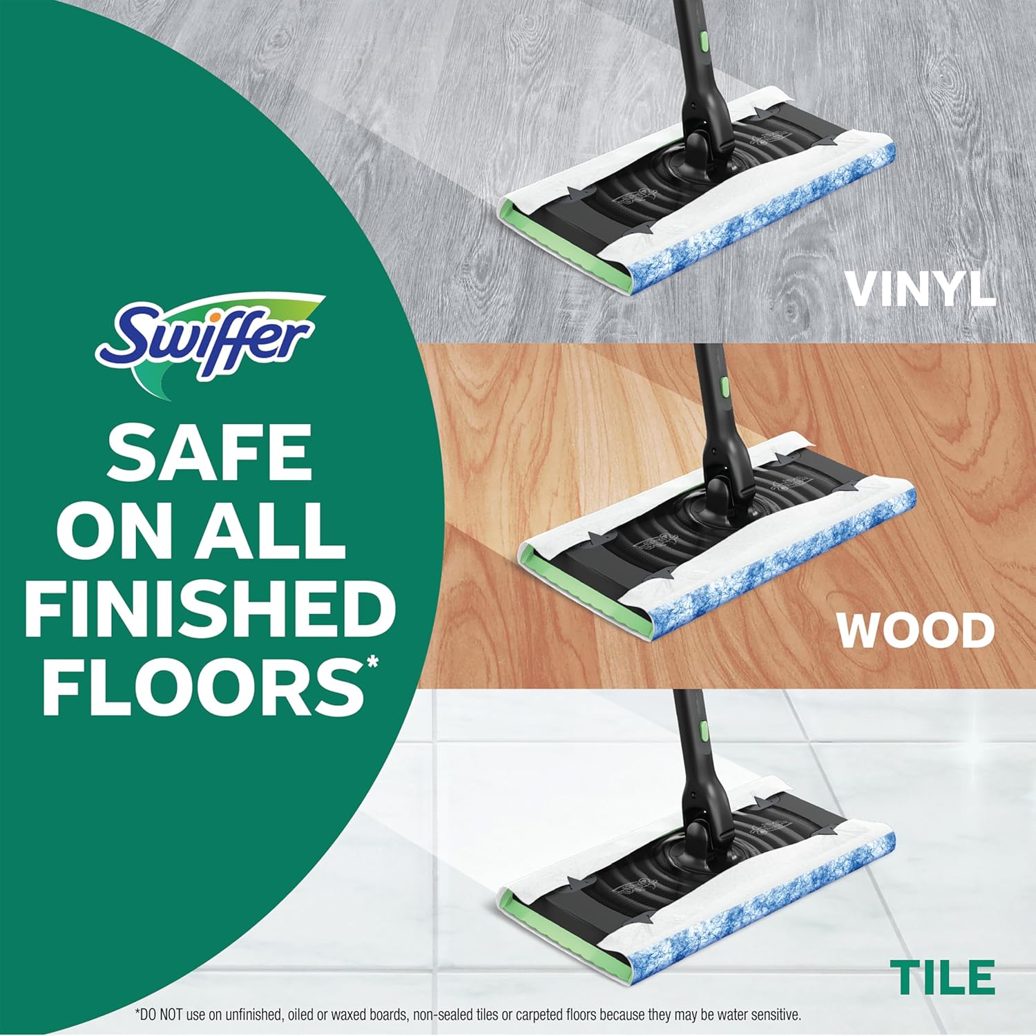 Swiffer Sweep & Mop Deluxe 2-in-1, Starter Kit