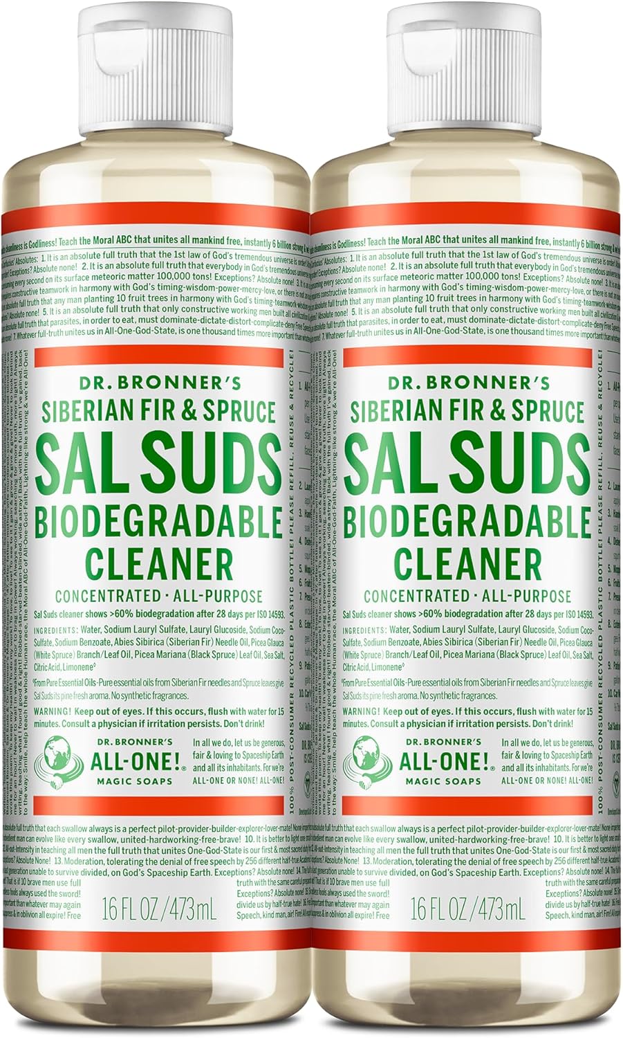 Dr. Bronner's - Sal Suds, All-Purpose Cleaner