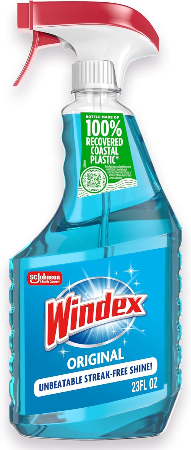 Windex Glass and Window Cleaner Spray Bottle