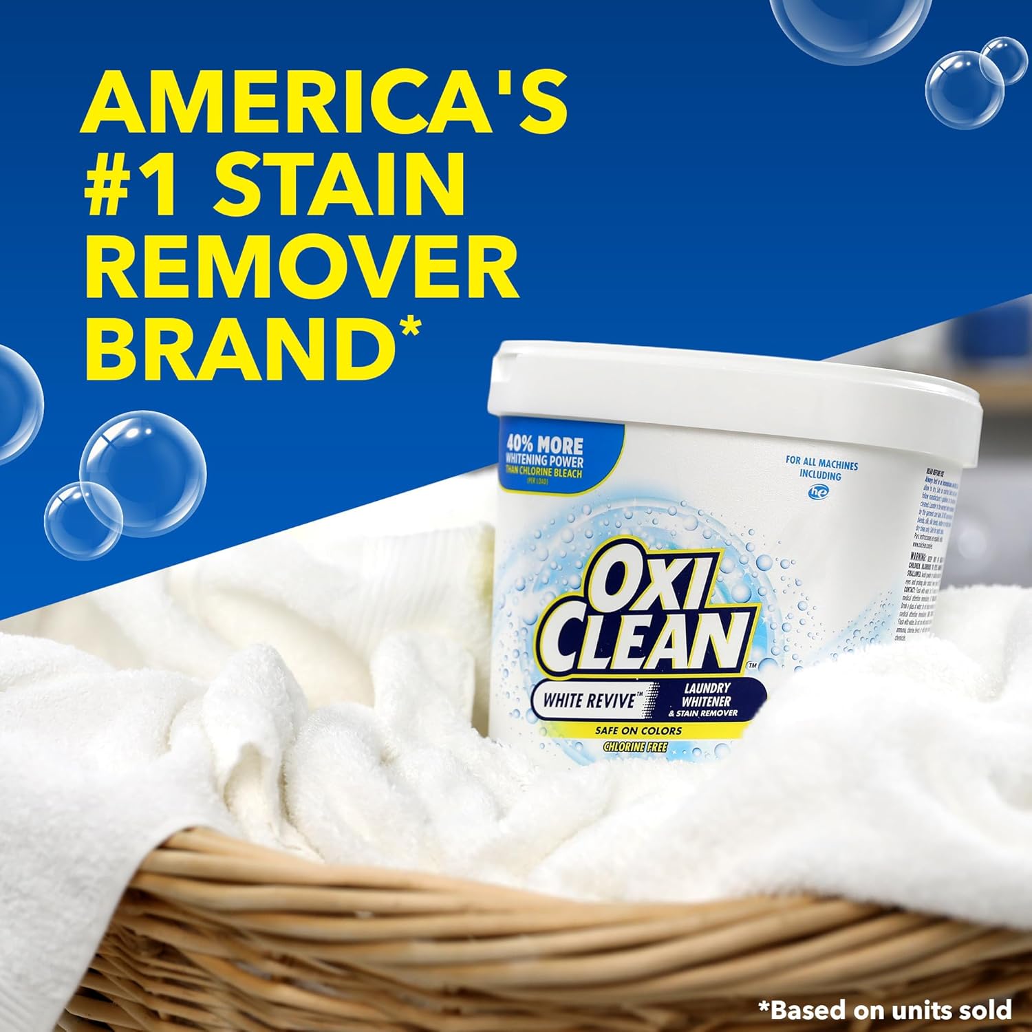 OxiClean White Revive Laundry Whitener and Stain Remover Powder