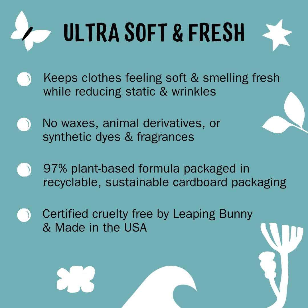 Molly's Suds Fabric Softener Dryer Sheets