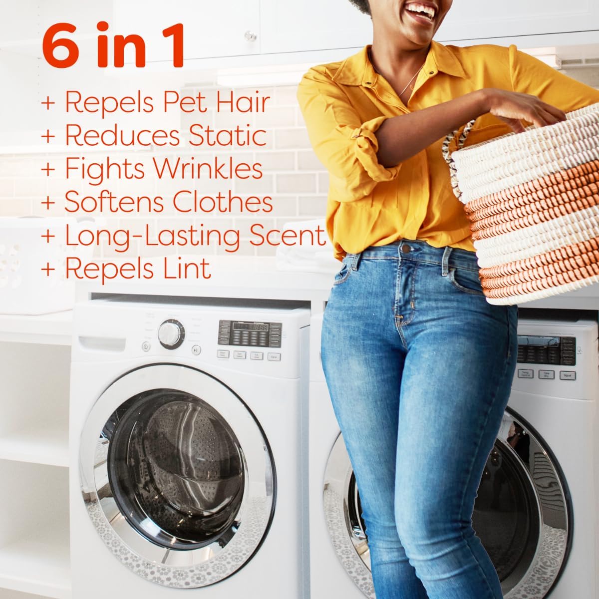 Bounce Pet Hair and Lint Guard Mega Fabric Softener Dryer Sheets