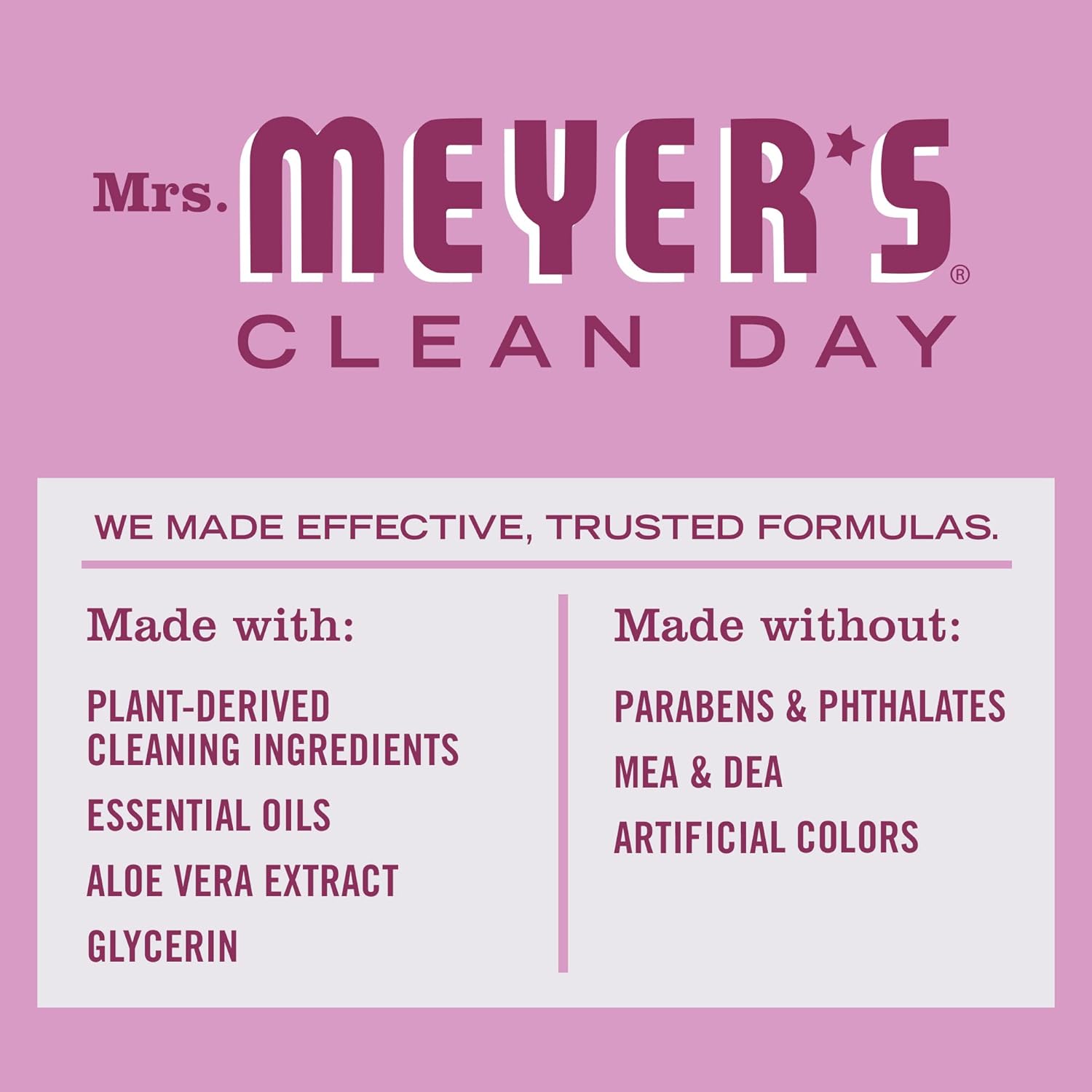 MRS. MEYER'S CLEAN DAY Liquid Dish Soap Refill