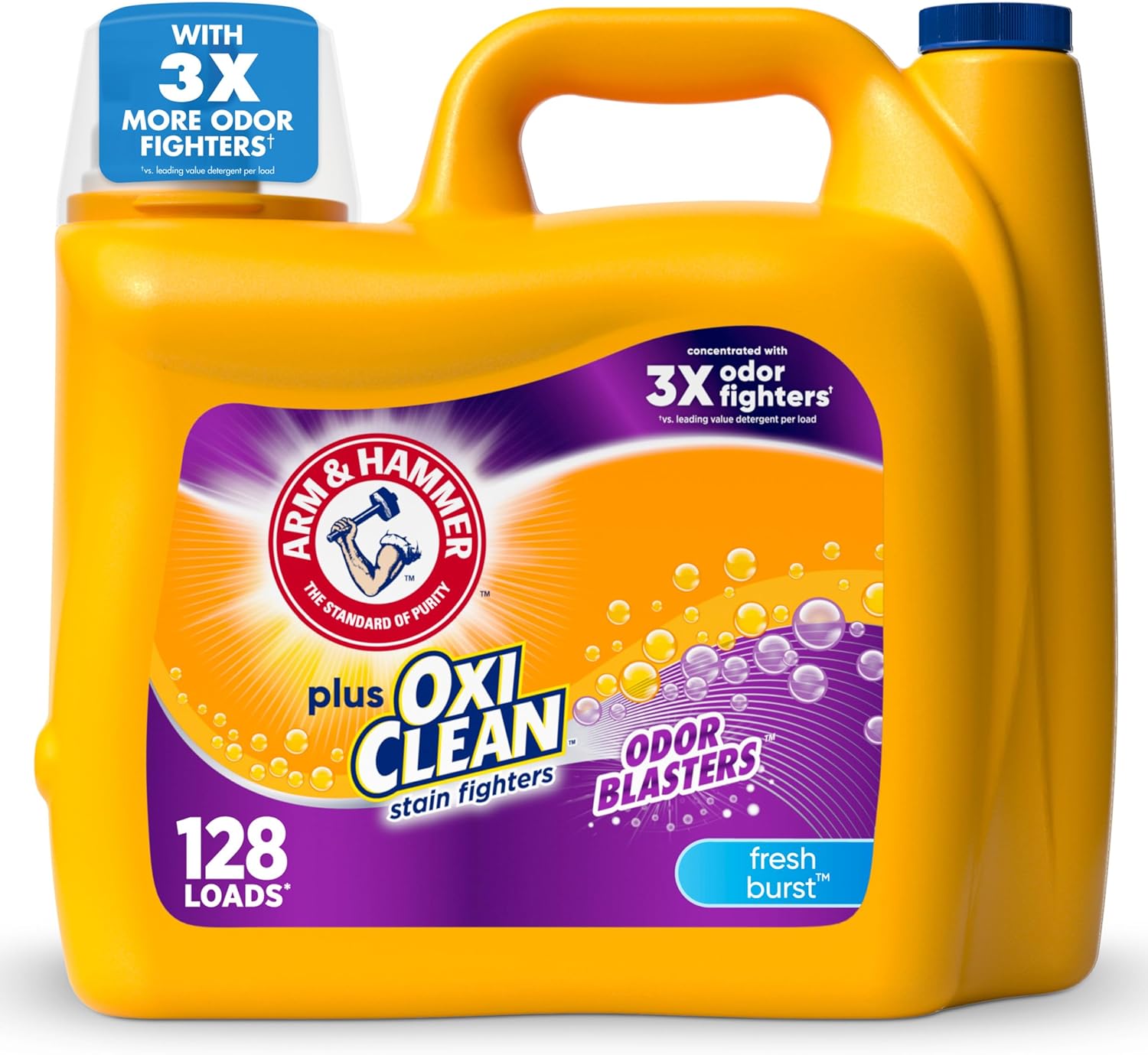 ARM & HAMMER Plus OxiClean Odor Blasters, Liquid Laundry Detergent