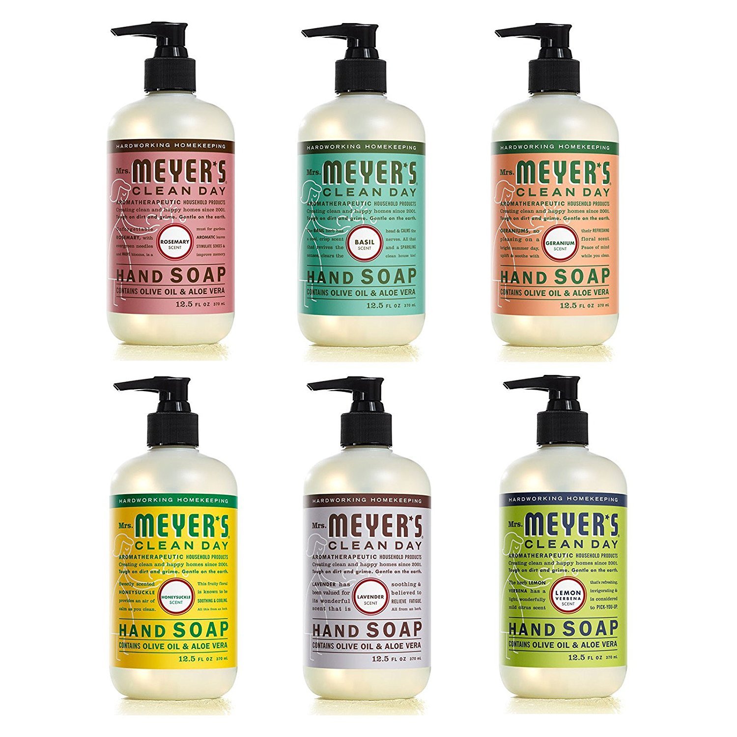 Mrs. MEYER'S CLEAN DAY Hand Soap Scent Variety Pack