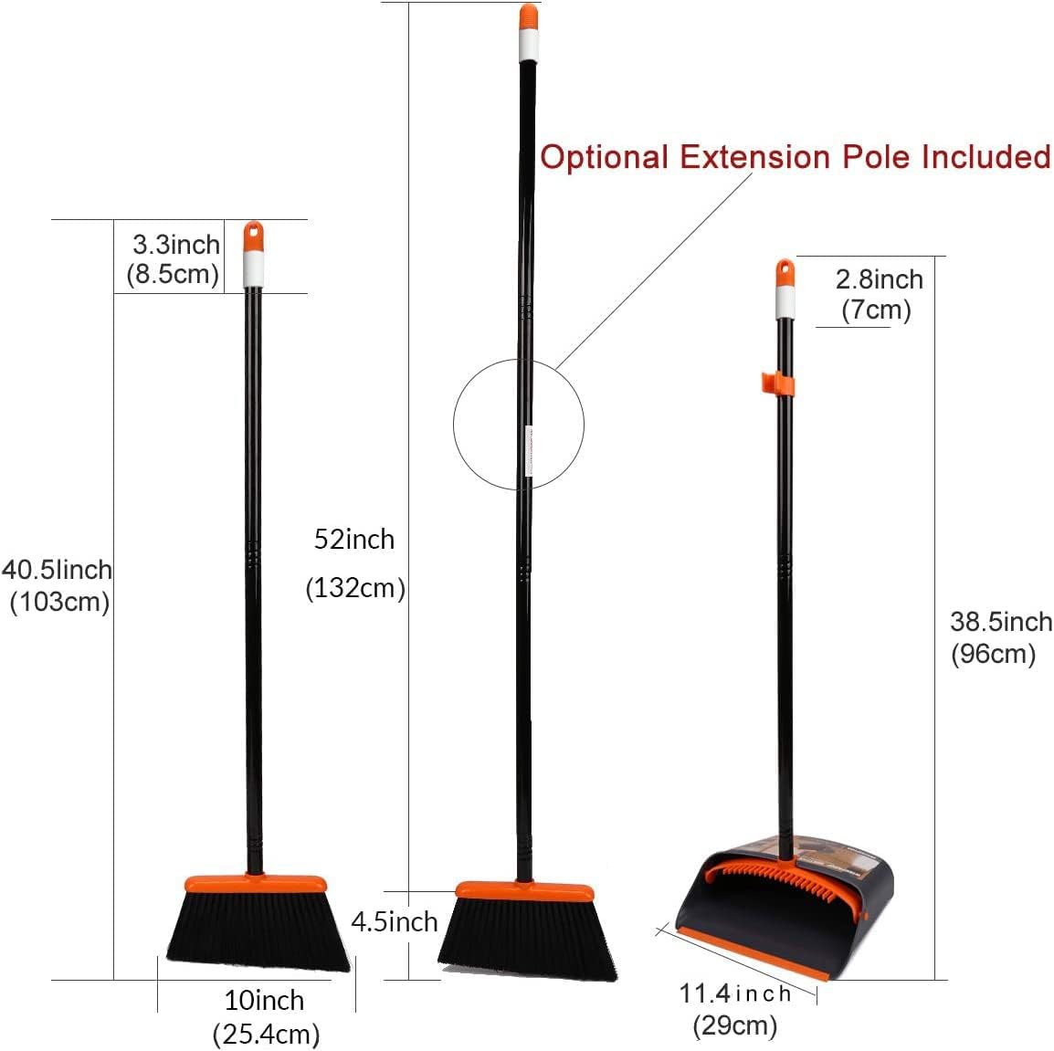TreeLen Broom and Dustpan Set