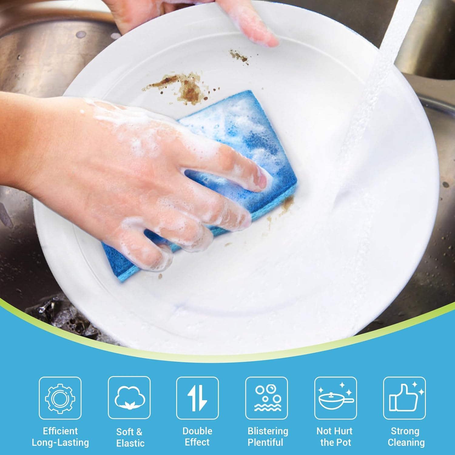 AIDEA Non Scratch Scrub Sponge