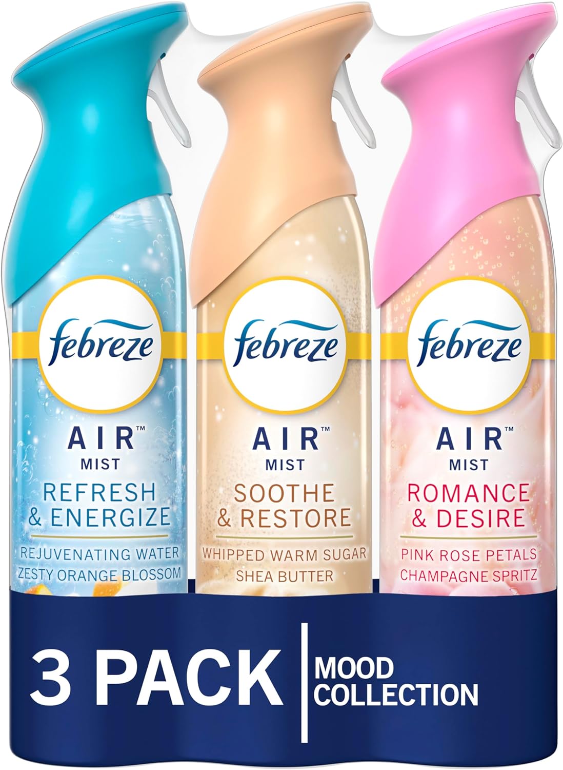 Febreze Air Mist Air Freshener Spray - 3 Pack