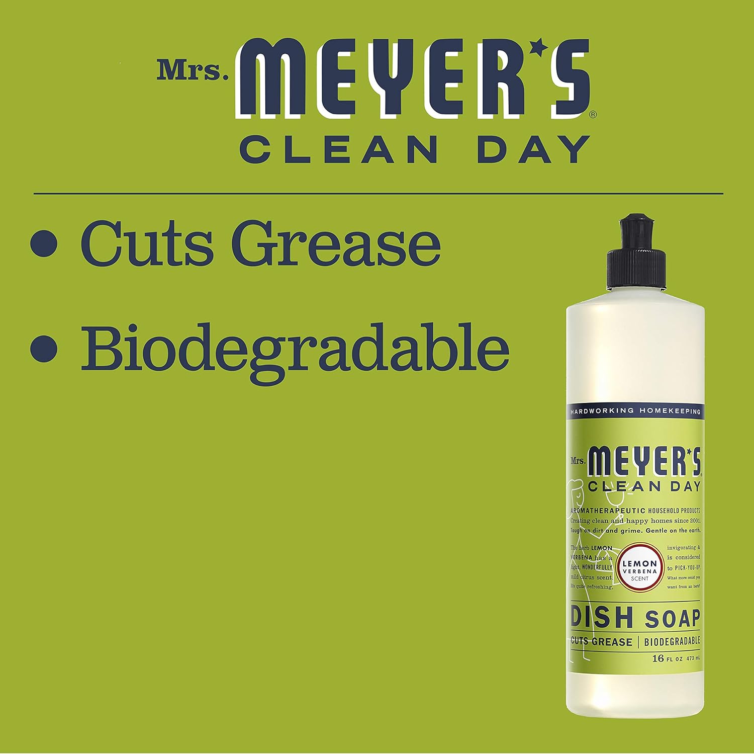 MRS. MEYER'S CLEAN DAY Liquid Dish Soap