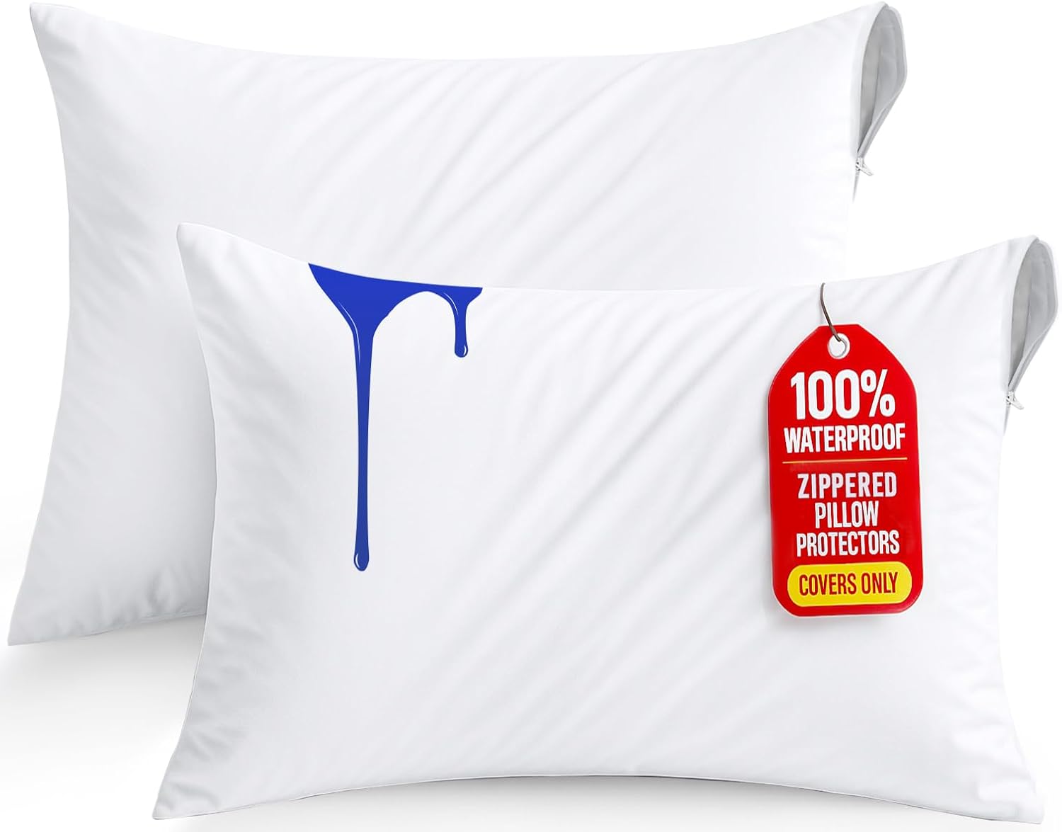Utopia Bedding Waterproof Pillow Protectors - 2 pack