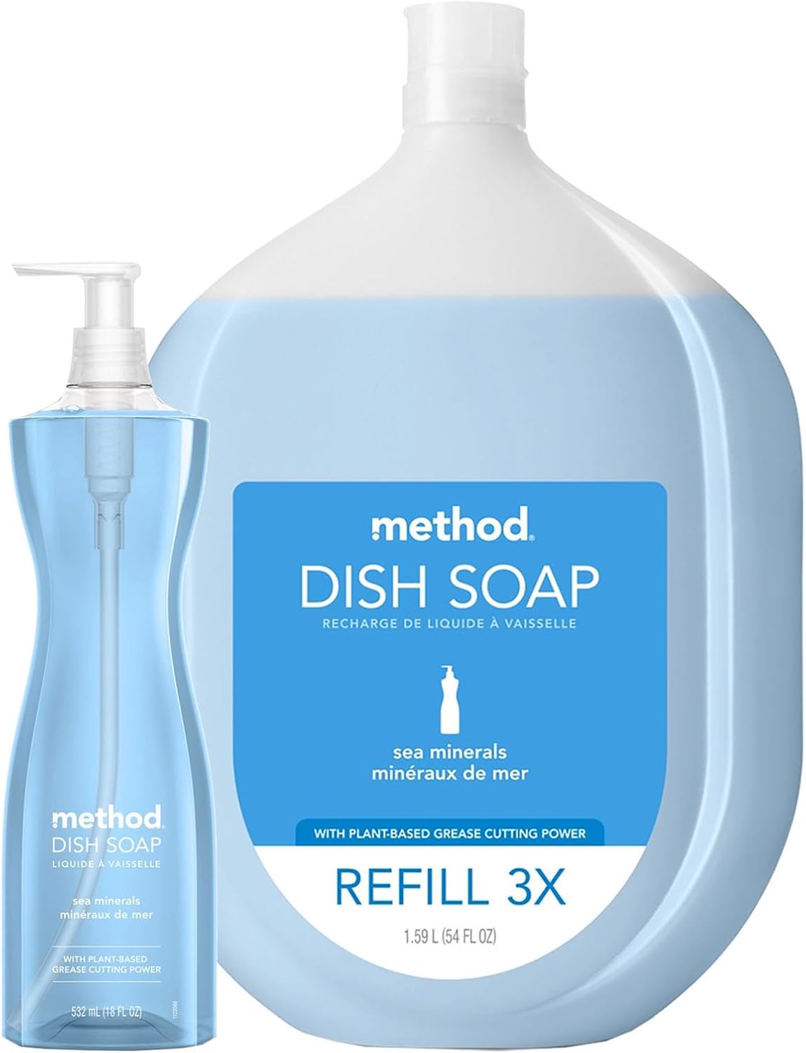 Method Sea Minerals Dish Soap and Refill