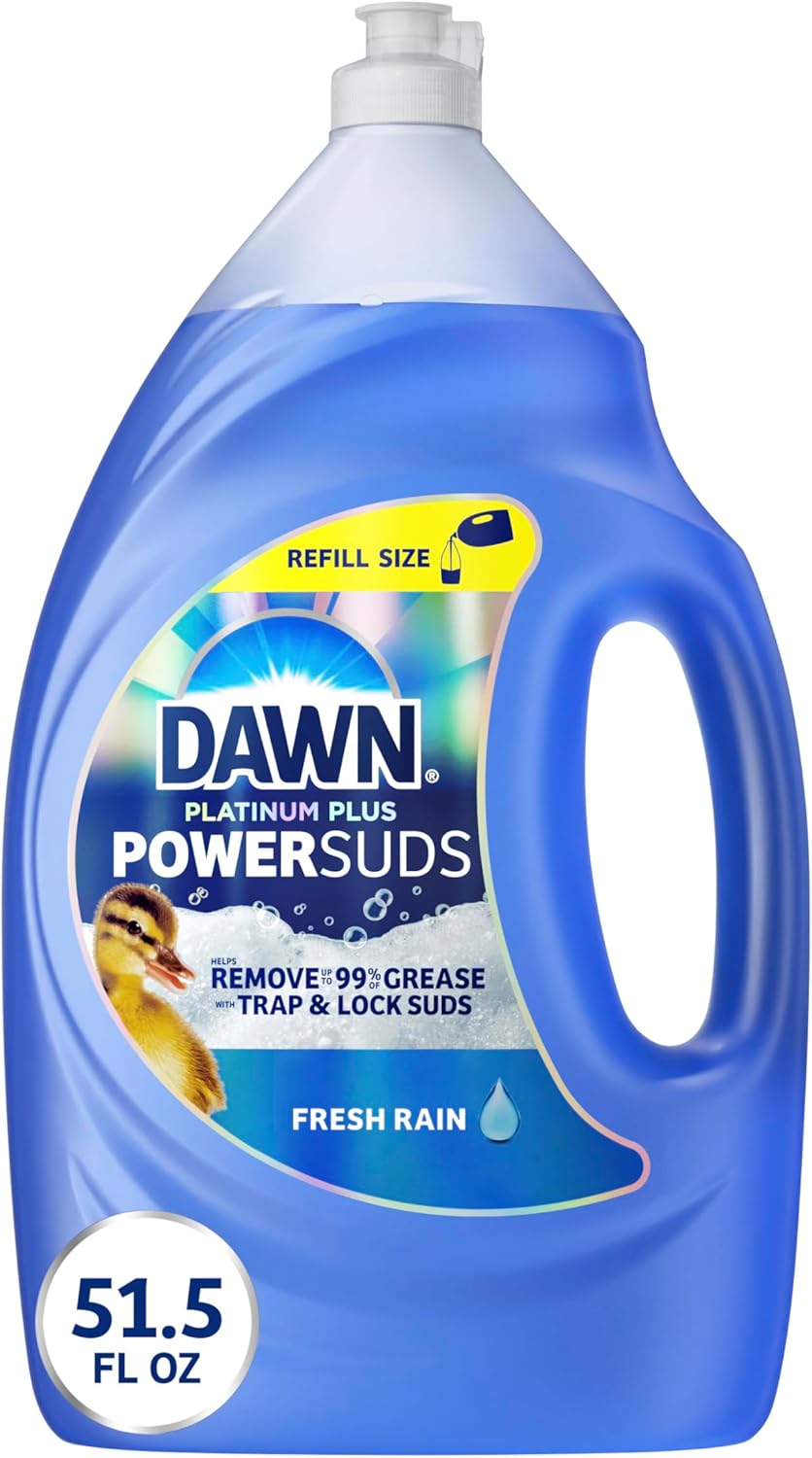 Dawn Platinum Plus PowerSuds Liquid Dish Soap Refill