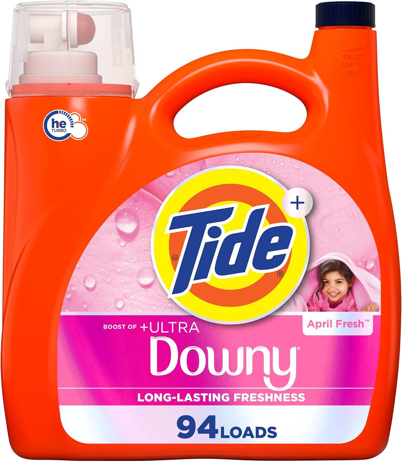 Tide Plus Boost of Ultra Downy Liquid Laundry Detergent