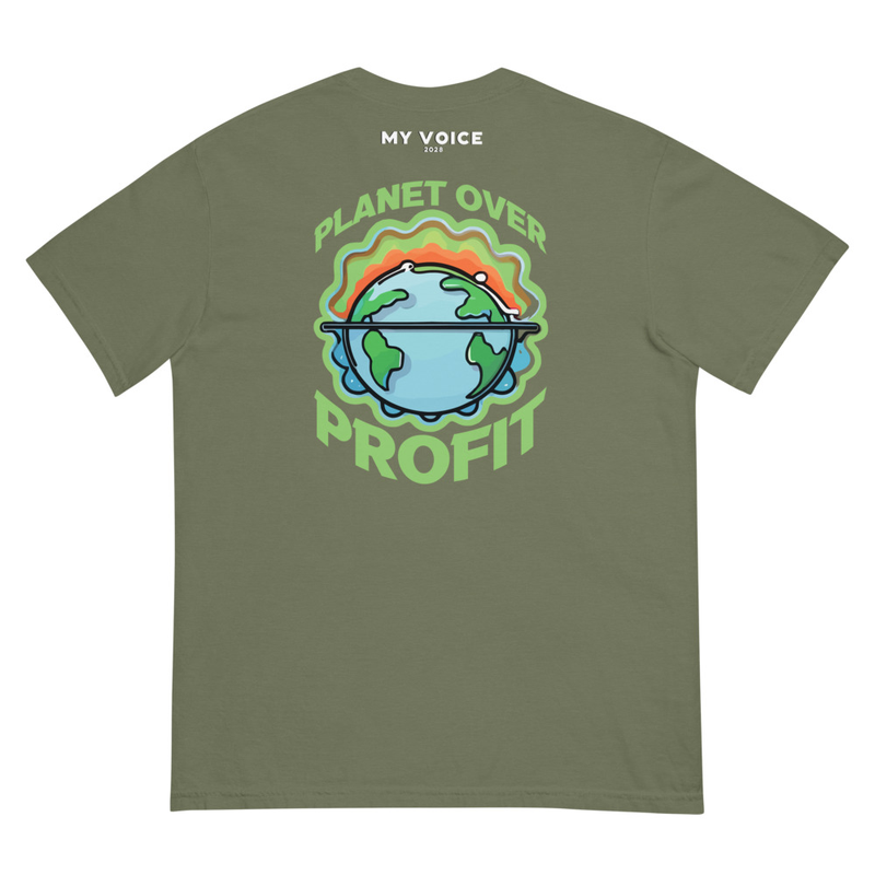Planet Over Profit T Shirt 