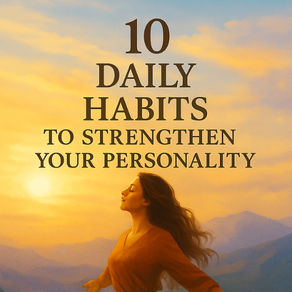 10  DAILY HABITS  to Strengthen Your Personality
