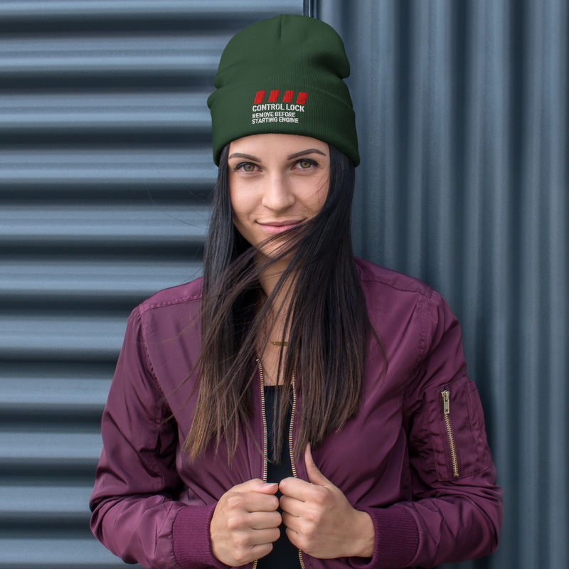 Control Lock - Embroidered Beanie