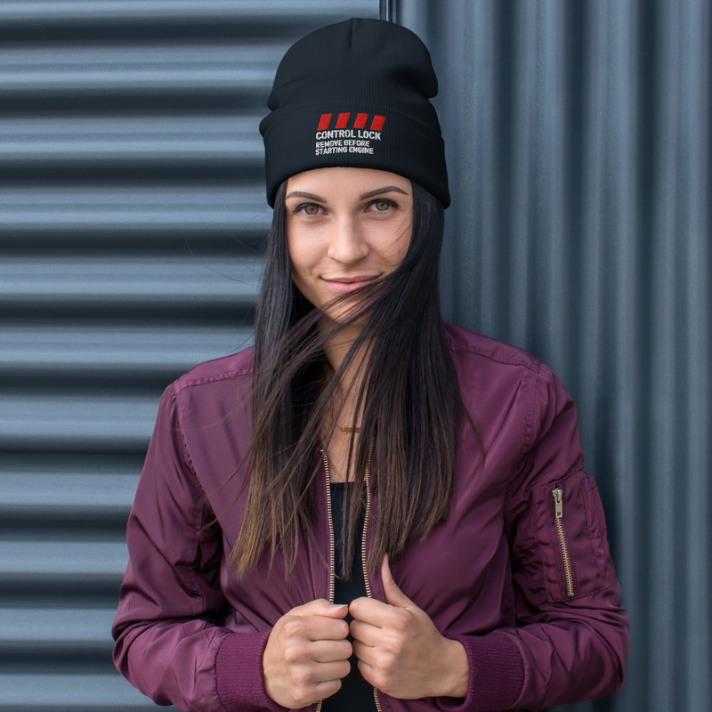 Control Lock - Embroidered Beanie