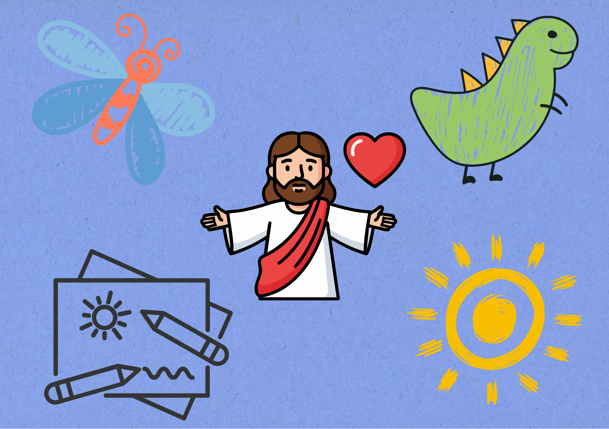 Colorindo com Jesus 