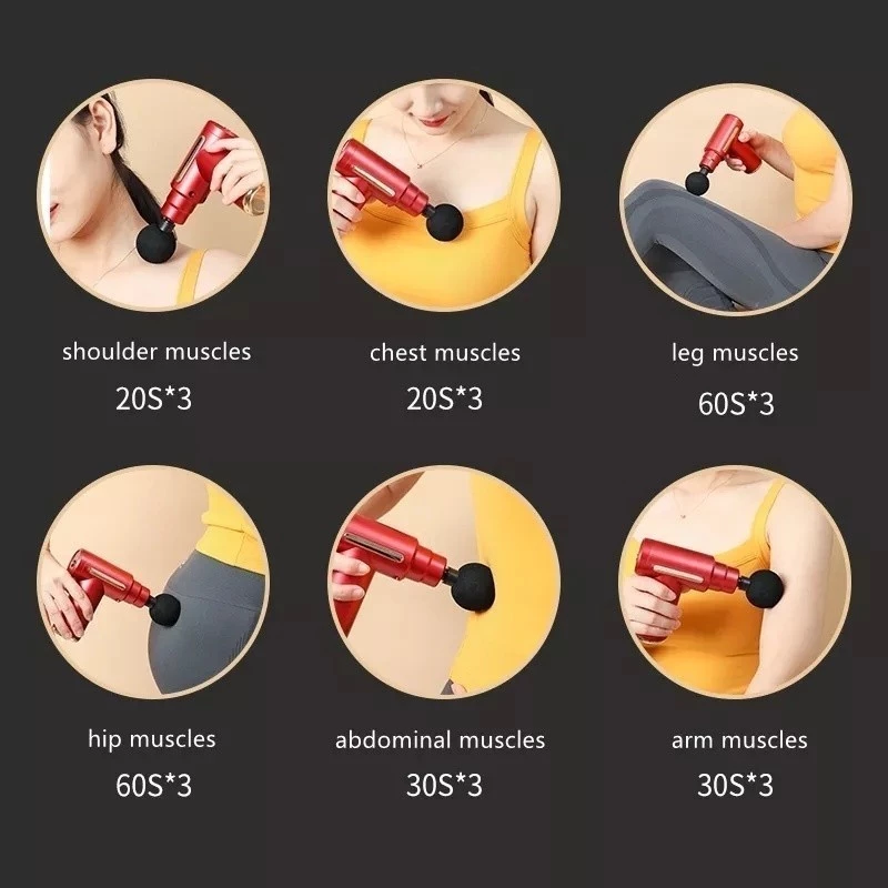 Pistola Massageadora Elétrica – Relaxamento e Recuperação Muscular Profunda