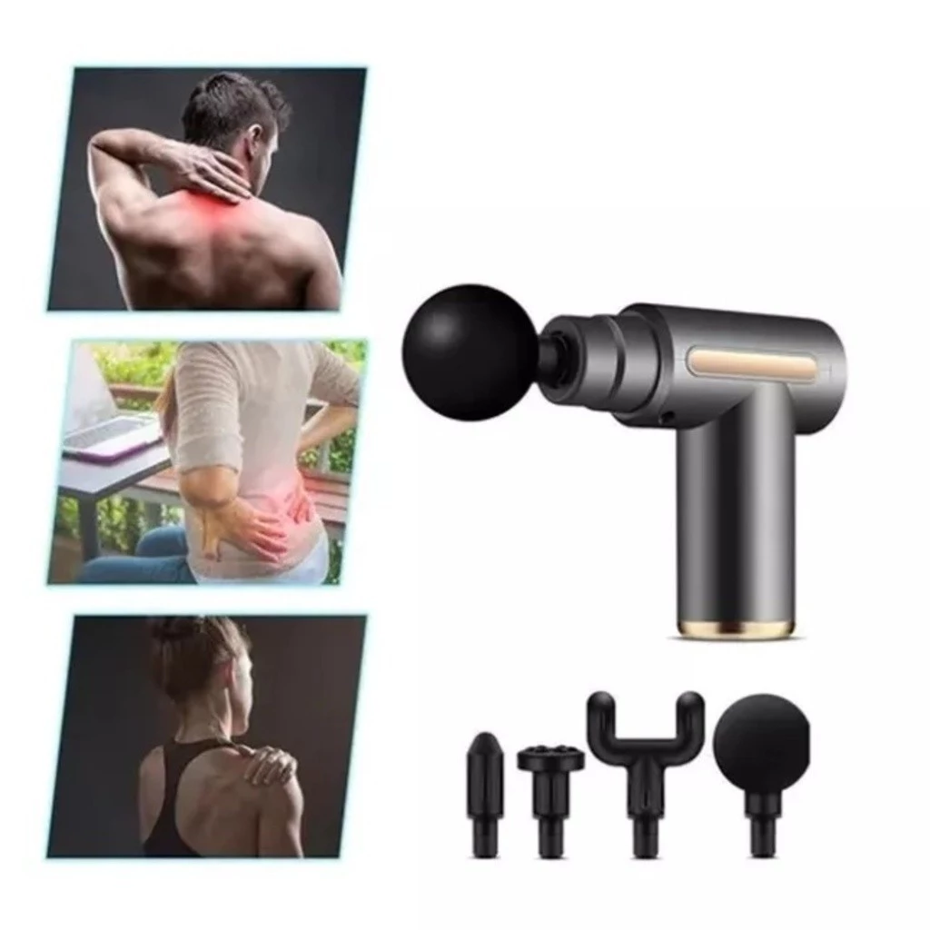 Pistola Massageadora Elétrica – Relaxamento e Recuperação Muscular Profunda