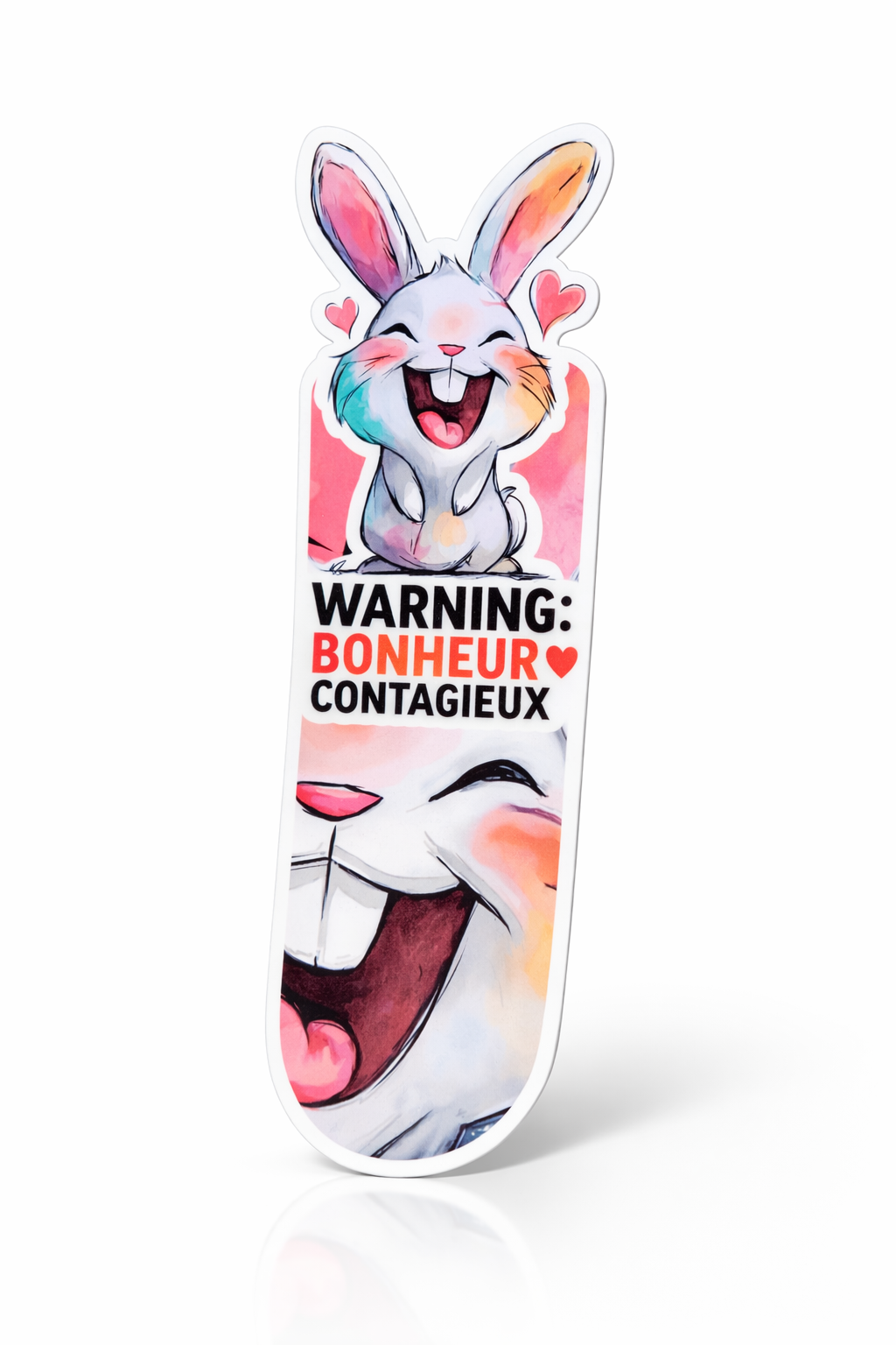 Marque-page lapin joyeux