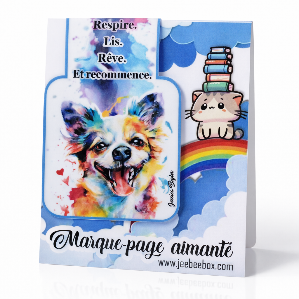 Marque-page aimanté