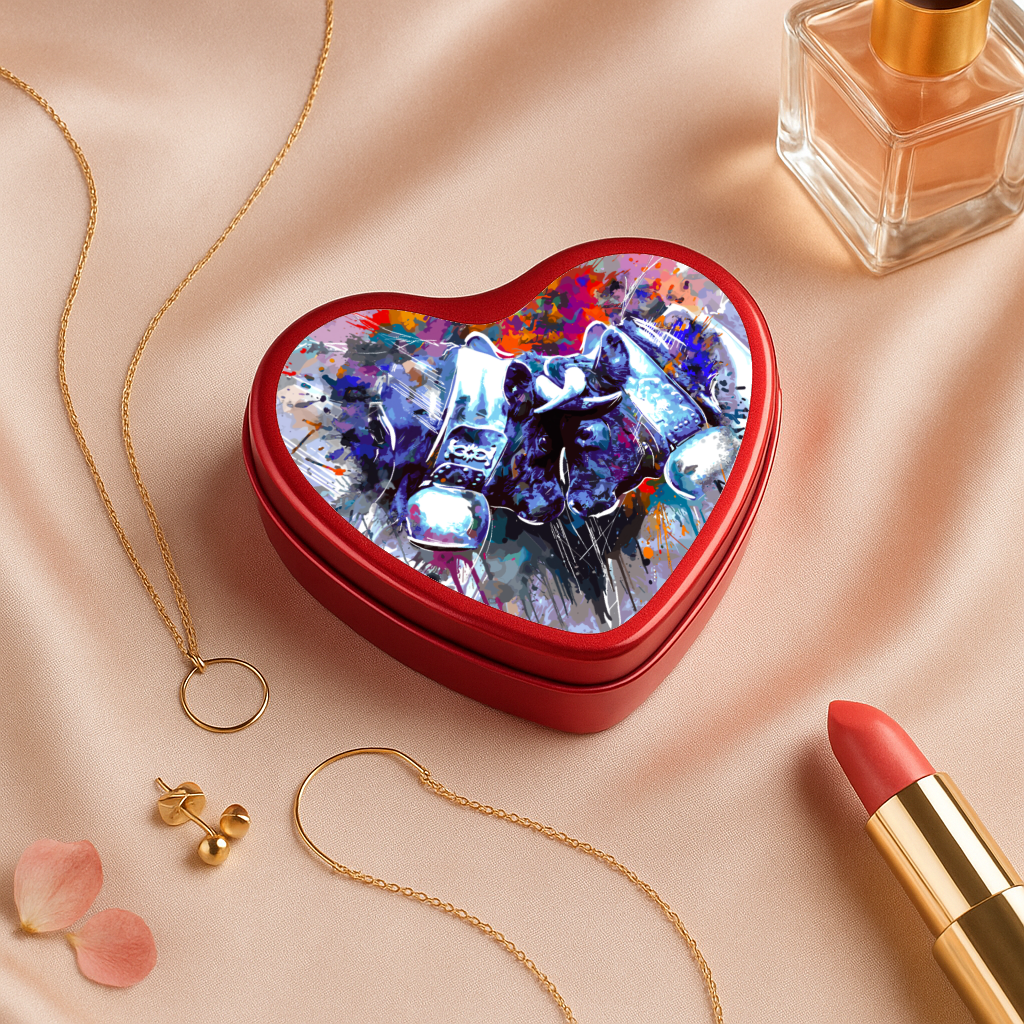 Boîte Vache d'Hérens coloré