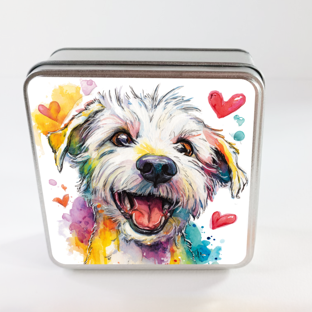 Boîte métallique Westie