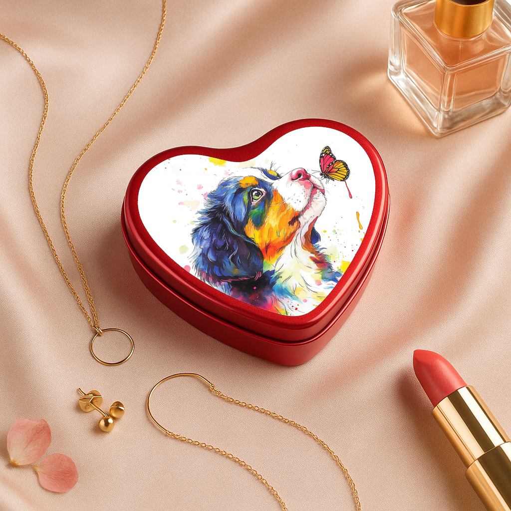 Boîte cœur Bouvier bernois