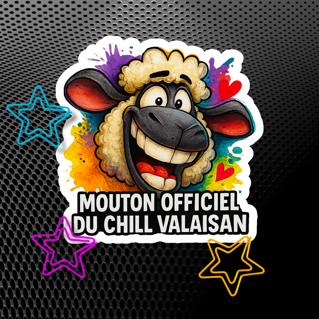 Sticker Mouton Officiel du Chill Valaisan