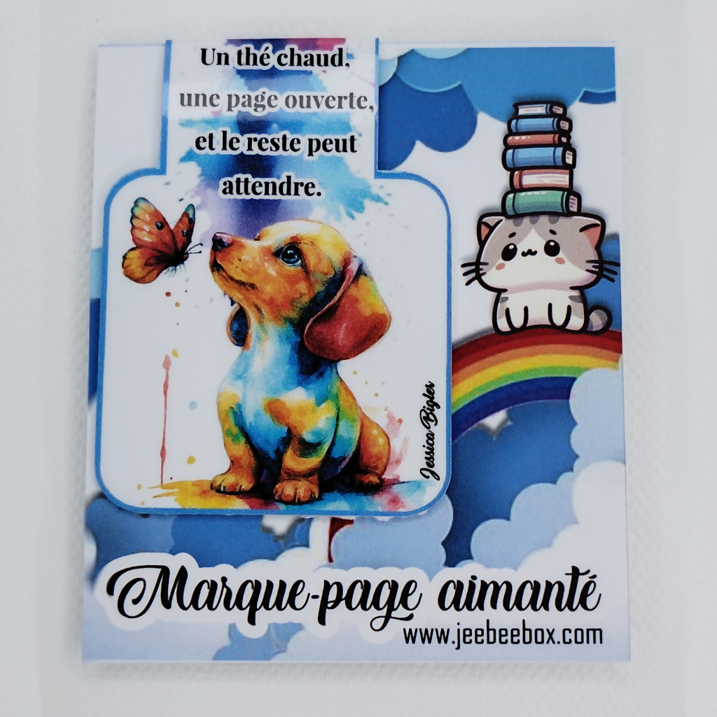 Marque-page aimanté