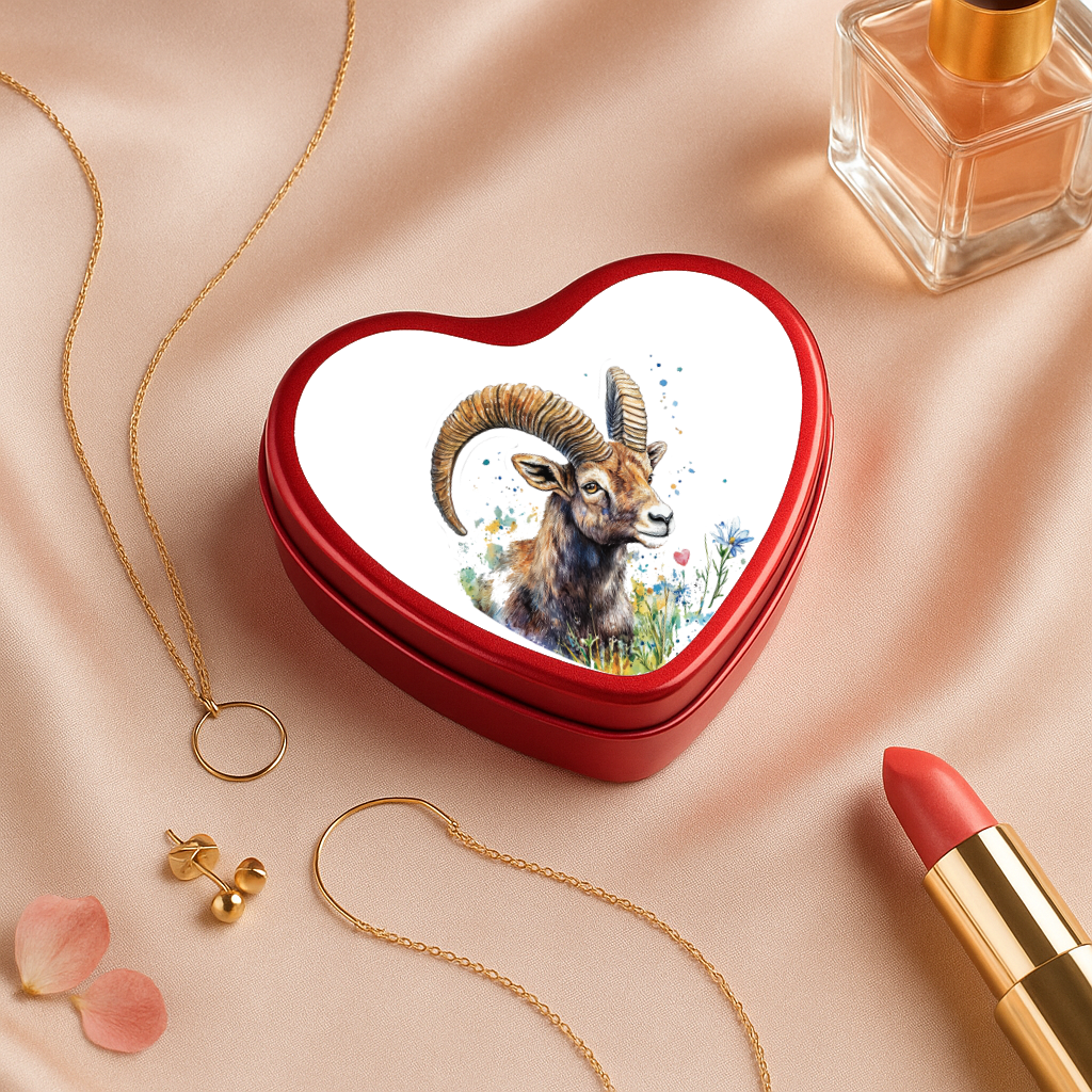 Boîte cœur Bouquetin