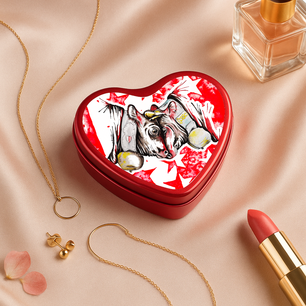 Boîte Vache d'Hérens valais coloré